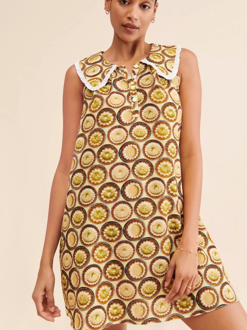 Anthropologie Rachel Antonoff Tanya Key Lime Pie Dress Size L Large